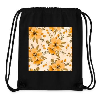 Vive le Printemps! - Sac à cordon recyclé Stanley/Stella - noir - Devant