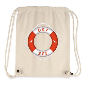 Baltic Sea Lifebuoy Seagulls Holiday - Stanley/Stella Recycled Gym Bag - natural - Front