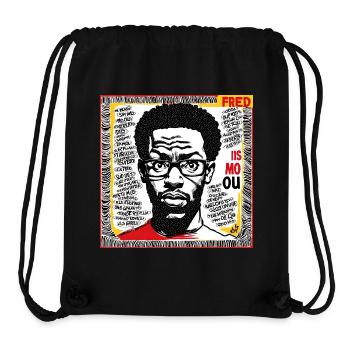 Fred - Pop Art - Stanley/Stella recycelter Gym Bag - Schwarz - Vorne