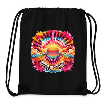Frühling - Stanley/Stella recycelter Gym Bag - Schwarz - Vorne