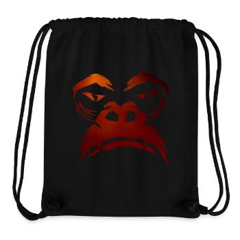 Gorilla Fratze - Stanley/Stella recycelter Gym Bag - Schwarz - Vorne