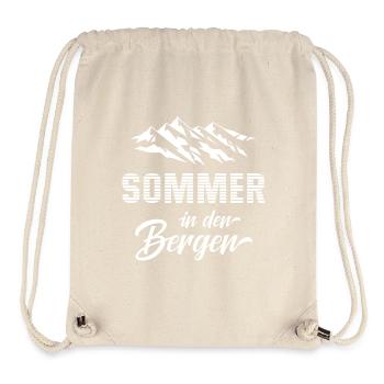 Summer in the mountains - Stanley/Stella Recycled Gym Bag - natural - Front