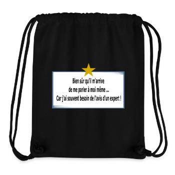 I'm talking to myself - Stanley/Stella Recycled Gym Bag - black - Front