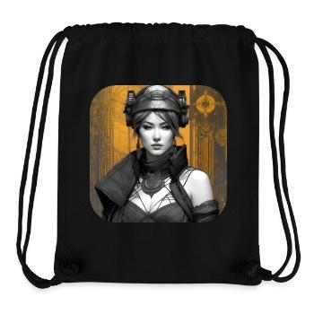 Cooles Fantasy Girl - Stanley/Stella recycelter Gym Bag - Schwarz - Vorne