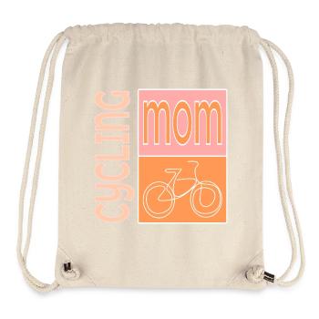 FAHRRAD-MAMA FAHRRAD-KUNST - Stanley/Stella recycelter Gym Bag - Naturweiß - Vorne
