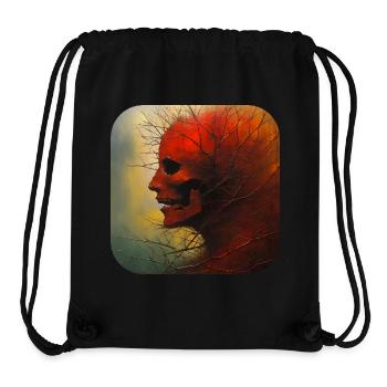 Gloomy Horror Women Face - Stanley/Stella Recycled Gym Bag - black - Front