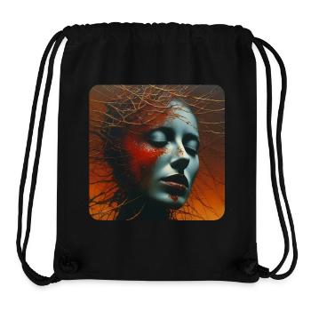 Gloomy Horror Women Face - Stanley/Stella Recycled Gym Bag - black - Front