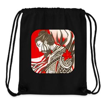 Proud Samurai Warrior - Stanley/Stella Recycled Gym Bag - black - Front