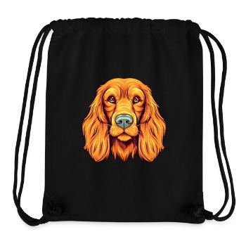 Irischer Setter Hund Rasse Aquarell Karikatur Kawaii C - Stanley/Stella recycelter Gym Bag - Schwarz - Vorne