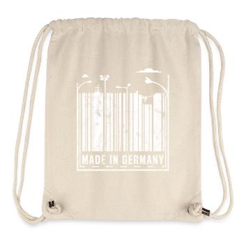 Fabriqué en Allemagne - Sac à cordon recyclé Stanley/Stella - blanc naturel - Devant