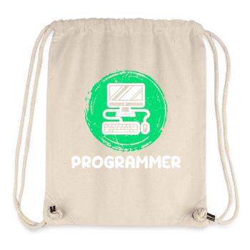 Computer Developer Programmierer Computerfreak - Stanley/Stella recycelter Gym Bag - Naturweiß - Vorne