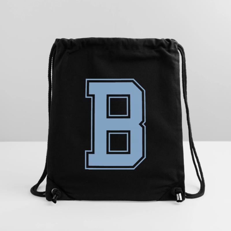 Monogramm Hellblau Varsity College Initiale B Stanley/Stella recycelter Gym Bag
