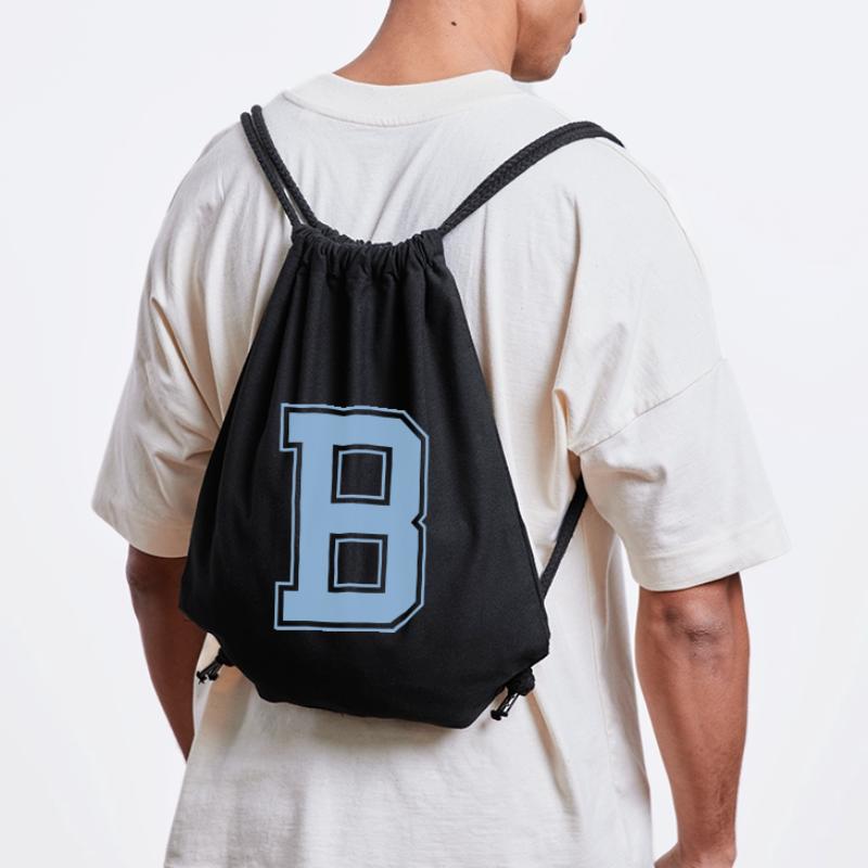 Monogramm Hellblau Varsity College Initiale B Stanley/Stella recycelter Gym Bag