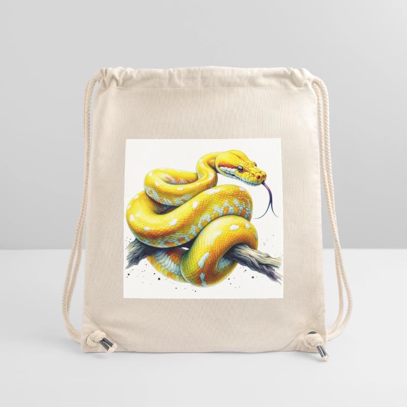 Yellow python Stanley/Stella Recycled Gym Bag