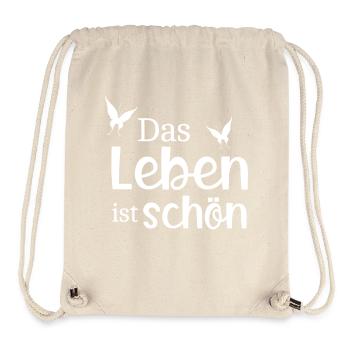 Leben - Stanley/Stella recycelter Gym Bag - Naturweiß - Vorne