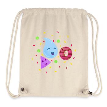 Festliche Party - Stanley/Stella recycelter Gym Bag - Naturweiß - Vorne