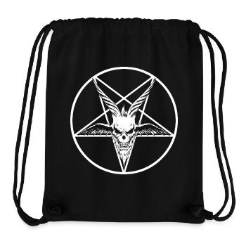 Satan White - Stanley/Stella Recycled Gym Bag - black - Front