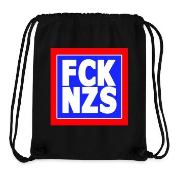 FCK NZS! Nie wieder! - Stanley/Stella recycelter Gym Bag - Schwarz - Vorne
