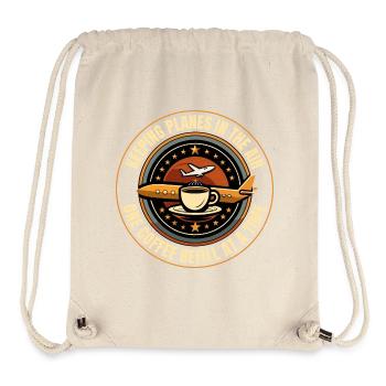 Air Traffic Controller Coffee ATC Aviation Humor - Stanley/Stella Recycled Gym Bag - natural - Front