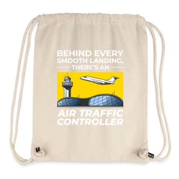 Air Traffic Controller ATC Aviation Humor Flight - Stanley/Stella Recycled Gym Bag - natural - Front