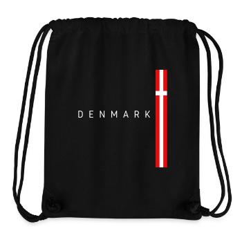 Flag of Denmark, Danish pride - Stanley/Stella Recycled Gym Bag - black - Front
