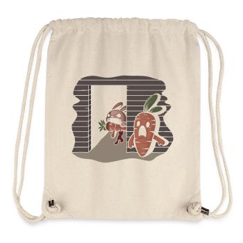 Karotten-Serienmörder-Kaninchen - Stanley/Stella recycelter Gym Bag - Naturweiß - Vorne
