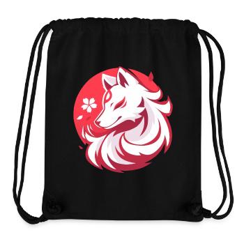 Weißfuchs nach asiatischer Art - Stanley/Stella recycelter Gym Bag - Schwarz - Vorne