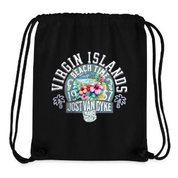 Beach time Virgin islands 2 - Stanley/Stella Recycled Gym Bag - black - Front