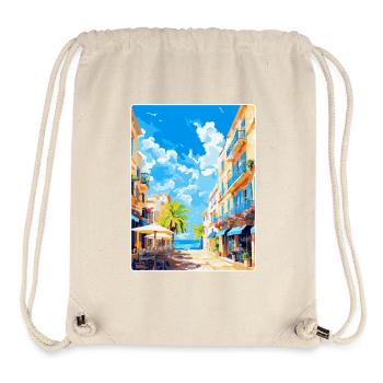 Palma De Mallorca Spain Vintage Travel Poster WPA - Stanley/Stella Recycled Gym Bag - natural - Front