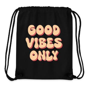 Gute Laune - Stanley/Stella recycelter Gym Bag - Schwarz - Vorne