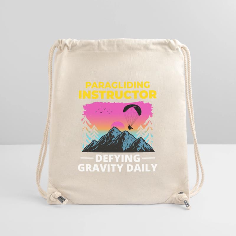 Paragliding Pilot Paraglider Instructor Mountains Stanley/Stella Recycled Gym Bag