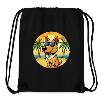 Polnische Jagdhunderasse Cartoon Sonnenbrille Strand - Stanley/Stella recycelter Gym Bag - Schwarz - Vorne
