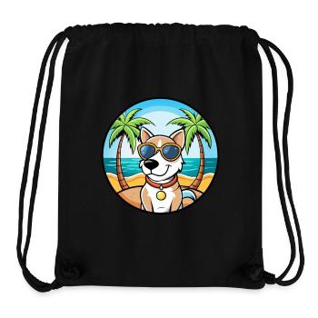 Ariege Pointer Dog Breed Cartoon Sunglasses Beach - Stanley/Stella Recycled Gym Bag - black - Front