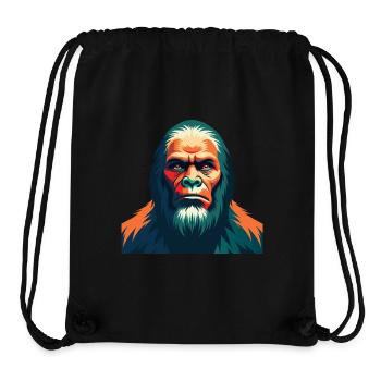 Big Foot Cartoon Character Colorful Pet Animal - Stanley/Stella Recycled Gym Bag - black - Front