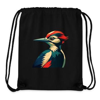Pic Personnage De Dessin Animé Animal De Compagnie Coloré - Sac à cordon recyclé Stanley/Stella - noir - Devant