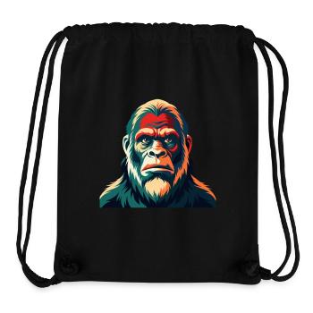 Big Foot Cartoon Character Colorful Pet Animal - Stanley/Stella Recycled Gym Bag - black - Front
