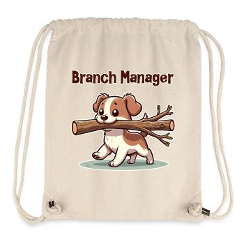 Proud Branch Manager - Stolzer Zweigstellenleiter - Stanley/Stella recycelter Gym Bag - Naturweiß - Vorne
