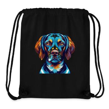Ariege Pointer Dog Breed Colorful Cartoon Kawaii - Stanley/Stella Recycled Gym Bag - black - Front