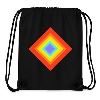 Geometrische Muster - Stanley/Stella recycelter Gym Bag - Schwarz - Vorne