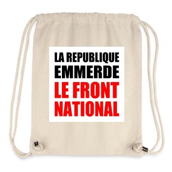 The Republic fucks the National Front - Stanley/Stella Recycled Gym Bag - natural - Front