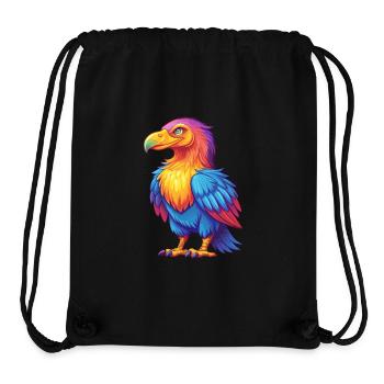 Condor Colorful Kawaii Cartoon Character Bird - Stanley/Stella Recycled Gym Bag - black - Front