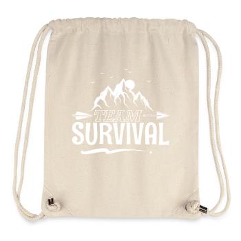 Team Survival - Stanley/Stella Recycled Gym Bag - natural - Front