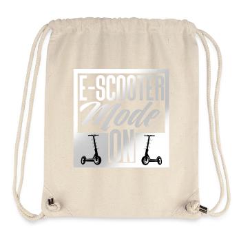 E Scooter Scooter Scooter Scooter électrique - Sac à cordon recyclé Stanley/Stella - blanc naturel - Devant