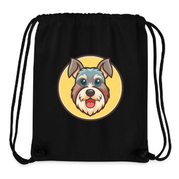 Cesky Terrier Hunderasse Cartoon Kawaii Clipart Haustier - Stanley/Stella recycelter Gym Bag - Schwarz - Vorne