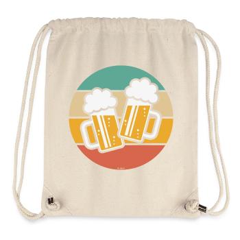 2 Toasting Beer Steins For A Cheer! (Sun / 5C) - Stanley/Stella Recycled Gym Bag - natural - Front