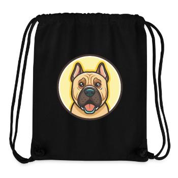 Perro De Presa Canario Hunderasse Cartoon Kawaii - Stanley/Stella recycelter Gym Bag - Schwarz - Vorne