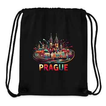 Prag Hauptstadt Tschechien Geschenk - Stanley/Stella recycelter Gym Bag - Schwarz - Vorne