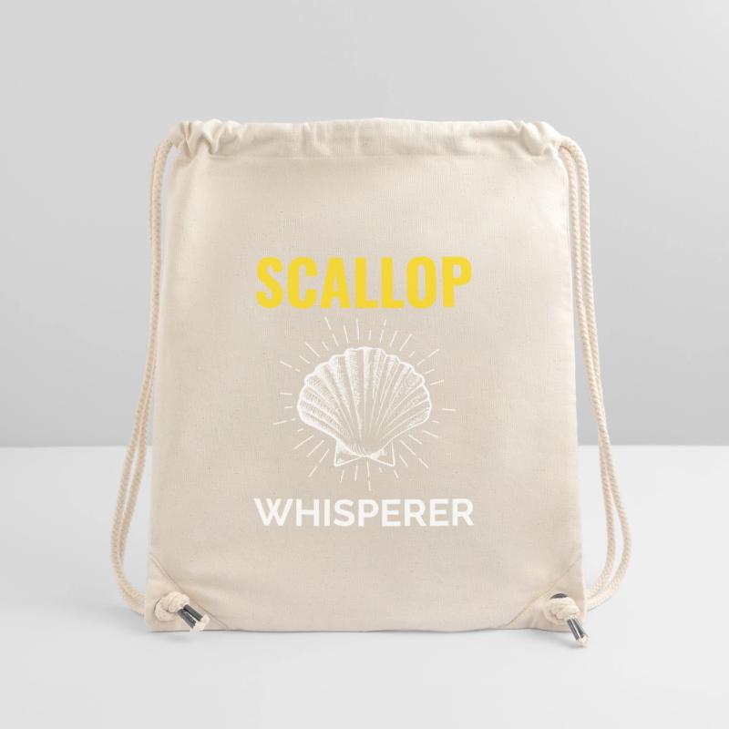 Scallop Seashells Collector Beachcomber Shellfish Stanley/Stella Recycled Gym Bag