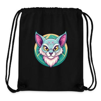 Australische Nebelkatzenrasse Cartoon Kawaii Tier - Stanley/Stella recycelter Gym Bag - Schwarz - Vorne