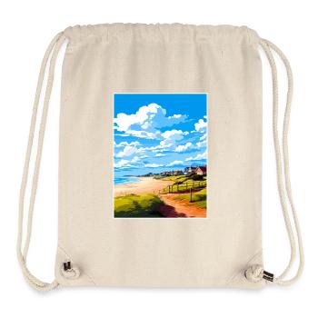 Suffolk Coast Heaths Travel Poster Souvenir WPA - Stanley/Stella Recycled Gym Bag - natural - Front